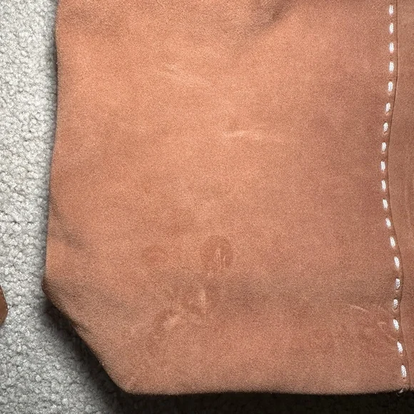 Tory Burch Tan Suede McGraw Hobo Bag - Picture 8 of 8